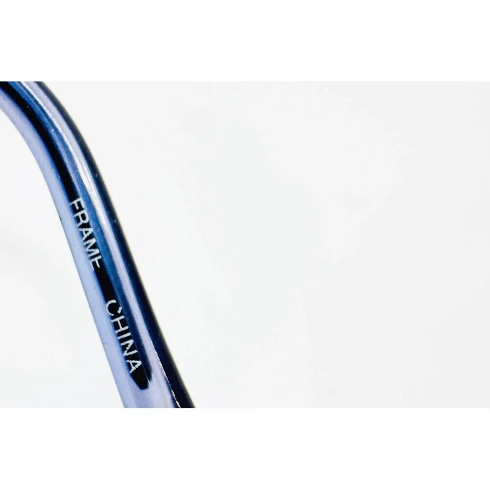 Flexon Eyeglasses Frames Unisex Slate Blue Oval Metal Marchon 46-18-130 36213
